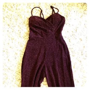 Burgundy Jumpsuit